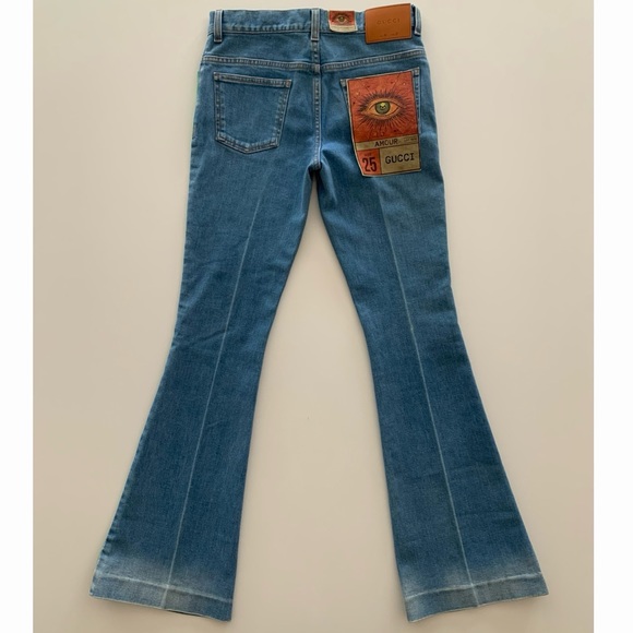 Gucci Web Flare Jeans - Picture 2 of 9